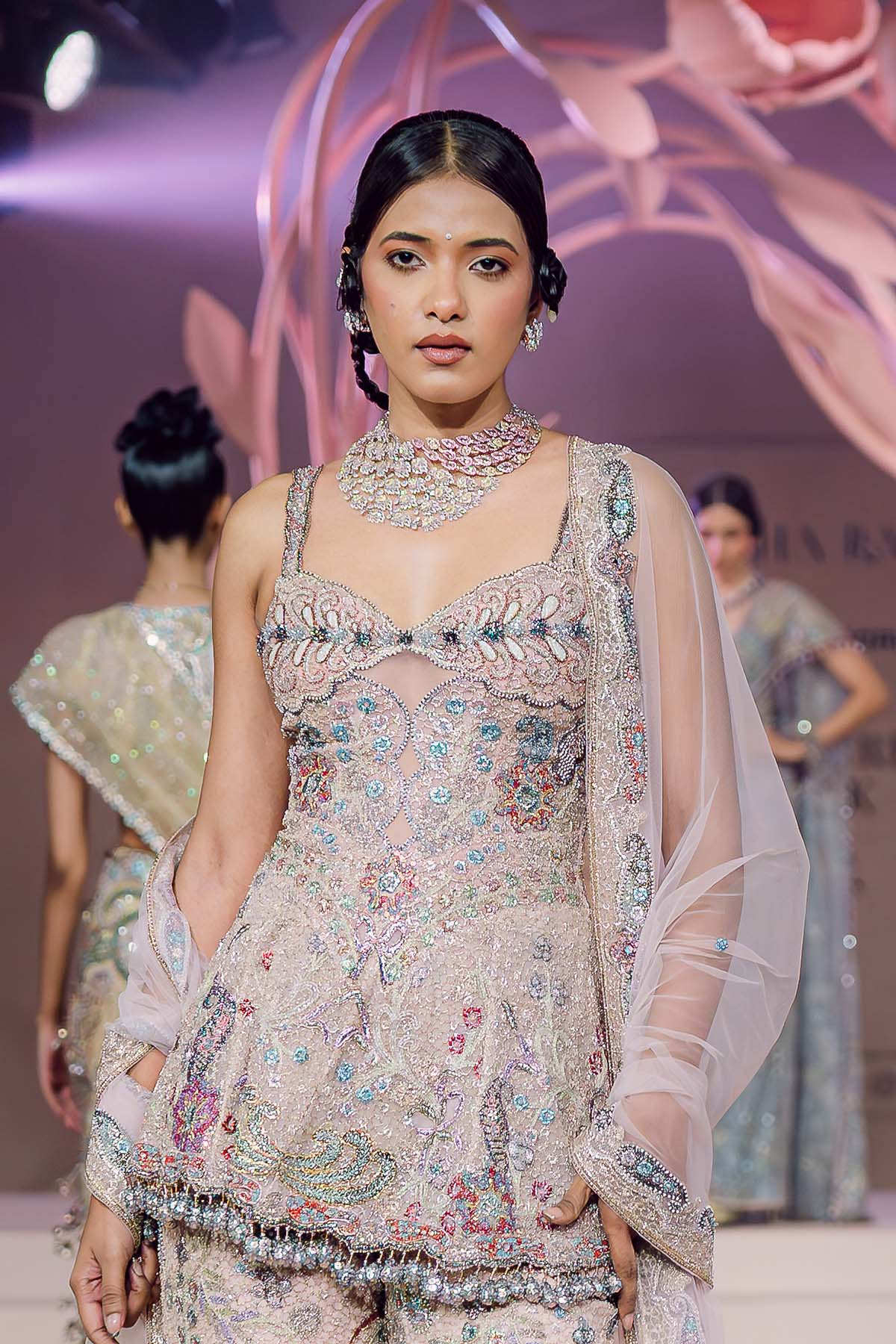 Aarzoo - pink tulle set