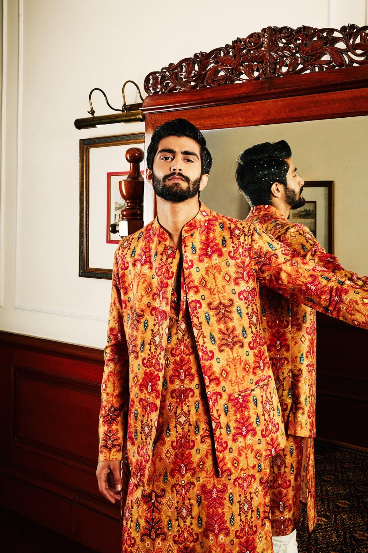 Niaz Kurta and Jacket set