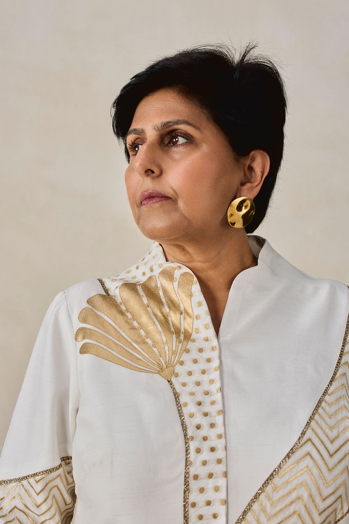 Chanderi Short Jacket Style Kurta With Pant Set