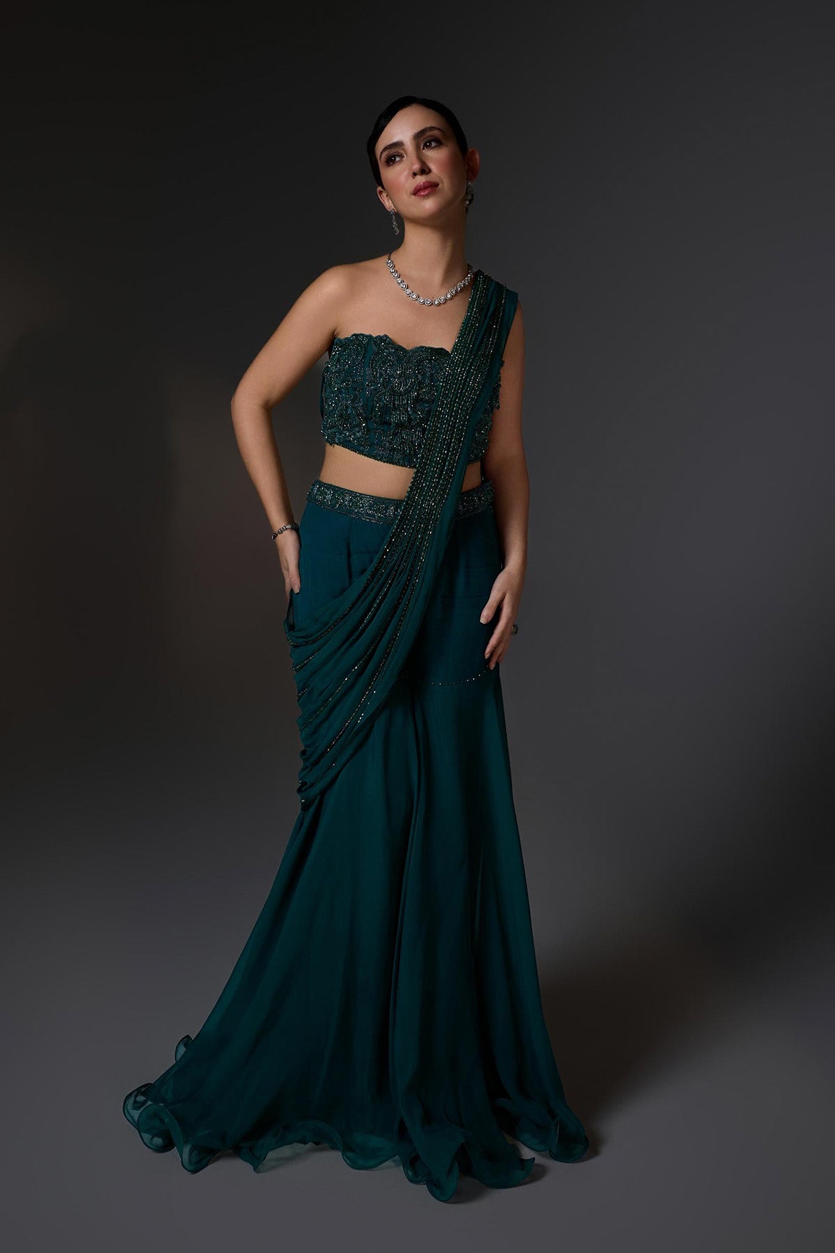 Nora Corset Sharara set