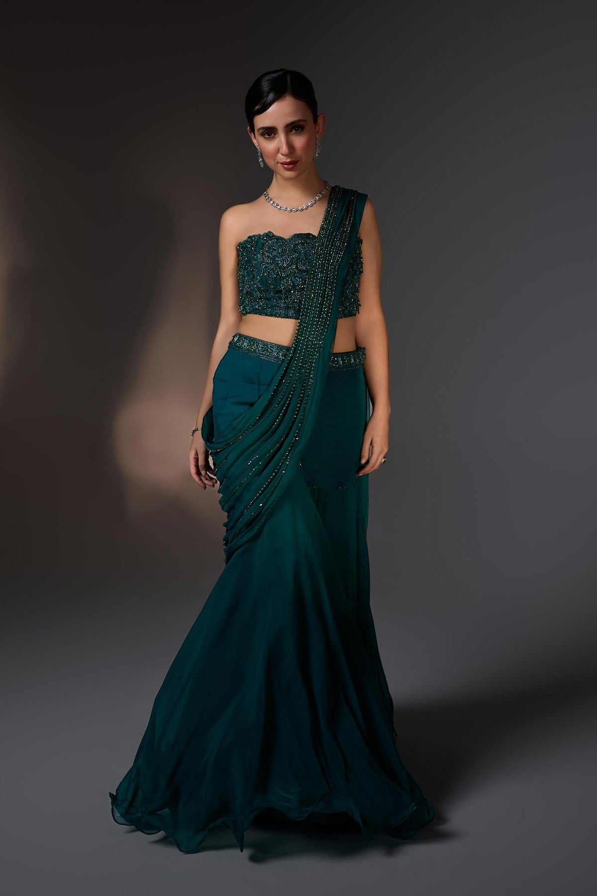 Nora Corset Sharara set