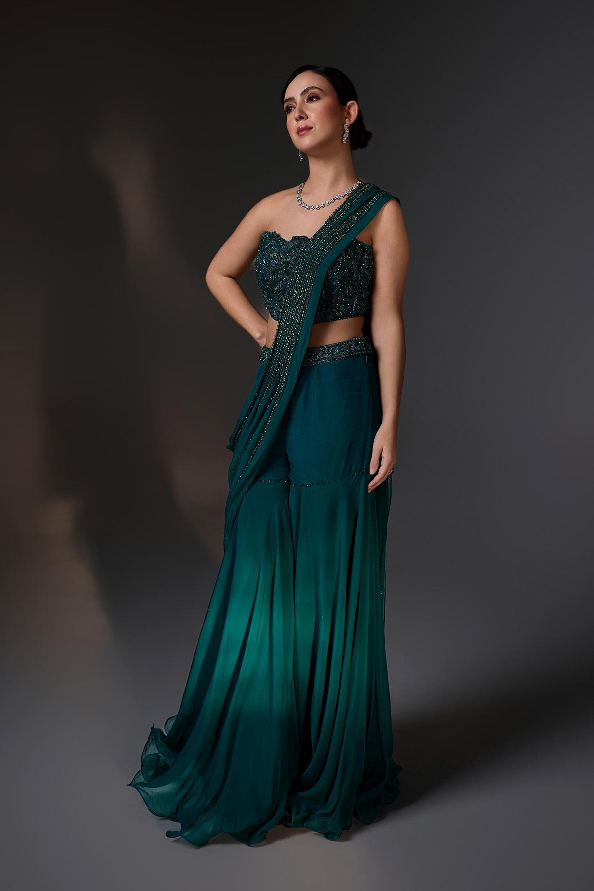 Nora Corset Sharara set