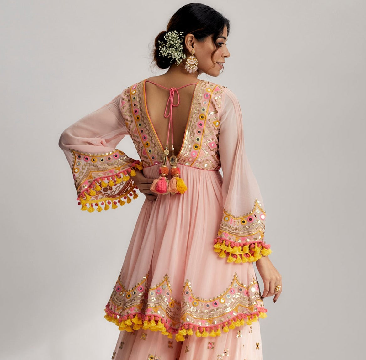Mallika Singhania In Zohra Peplum With Sharara