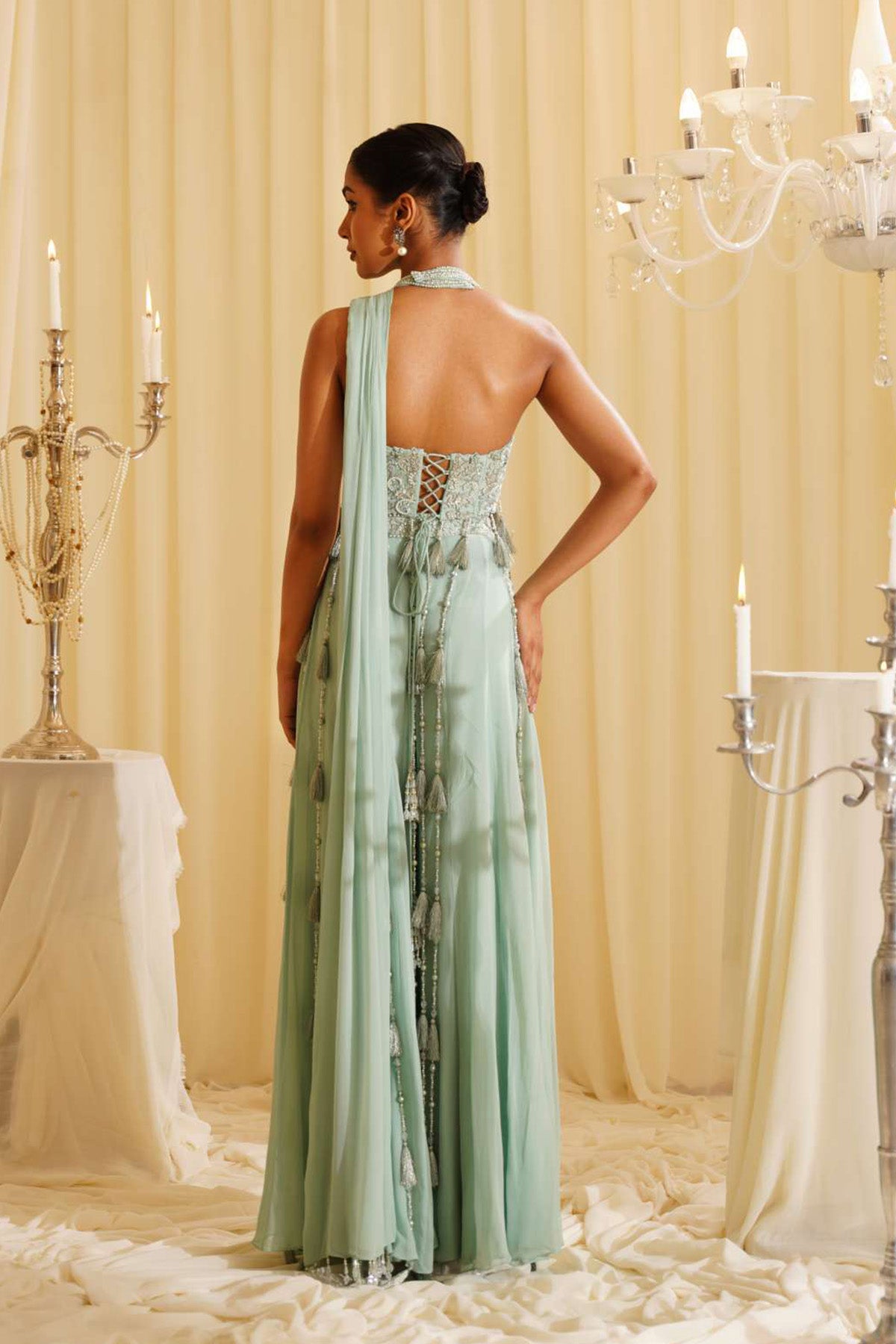 Oliver Crop-top Sharara Set