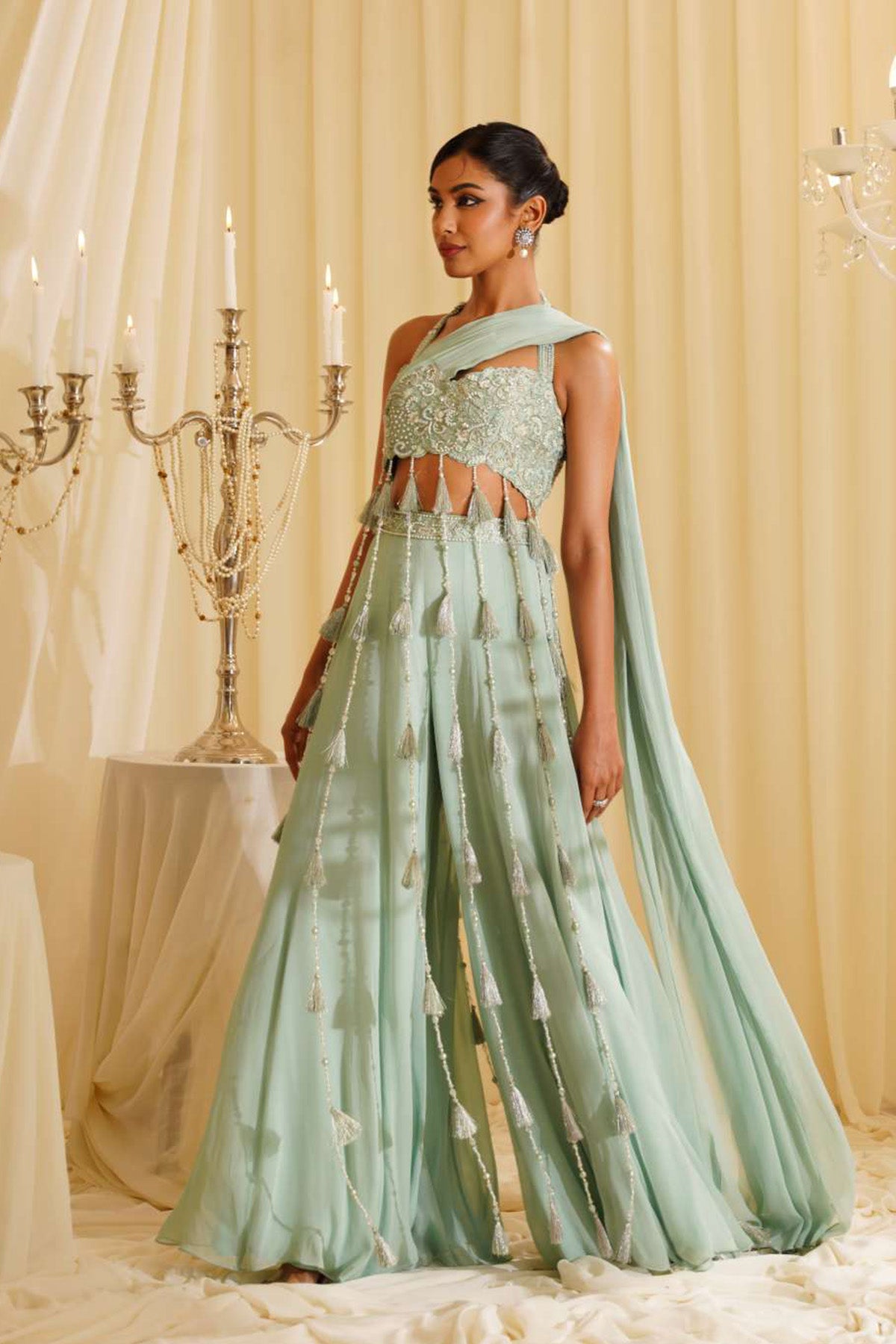 Oliver Crop-top Sharara Set