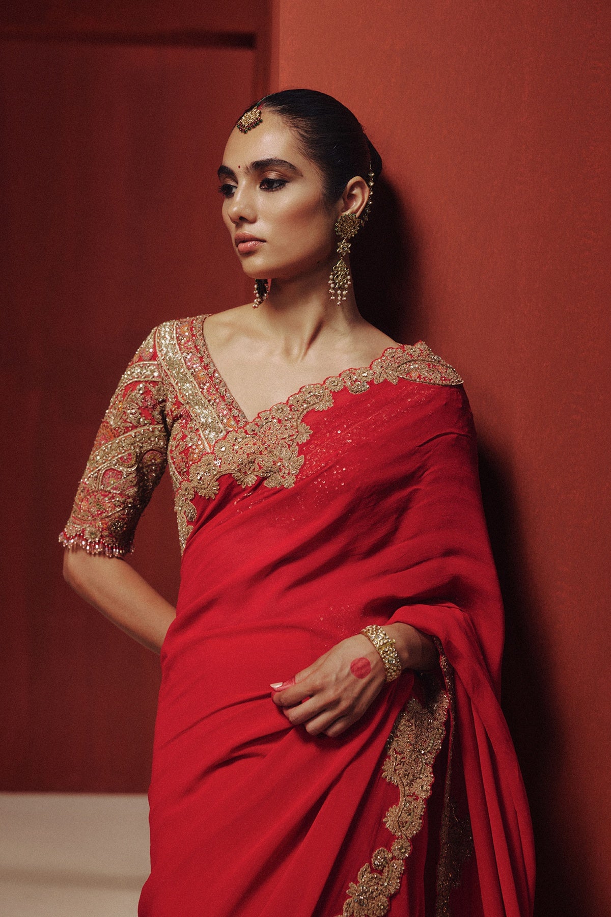 Opaline Bridal Saree