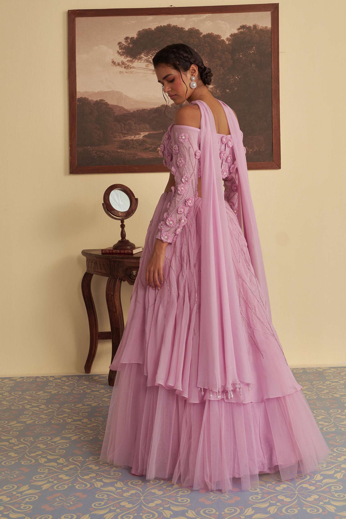 Ophelia fleur lehenga