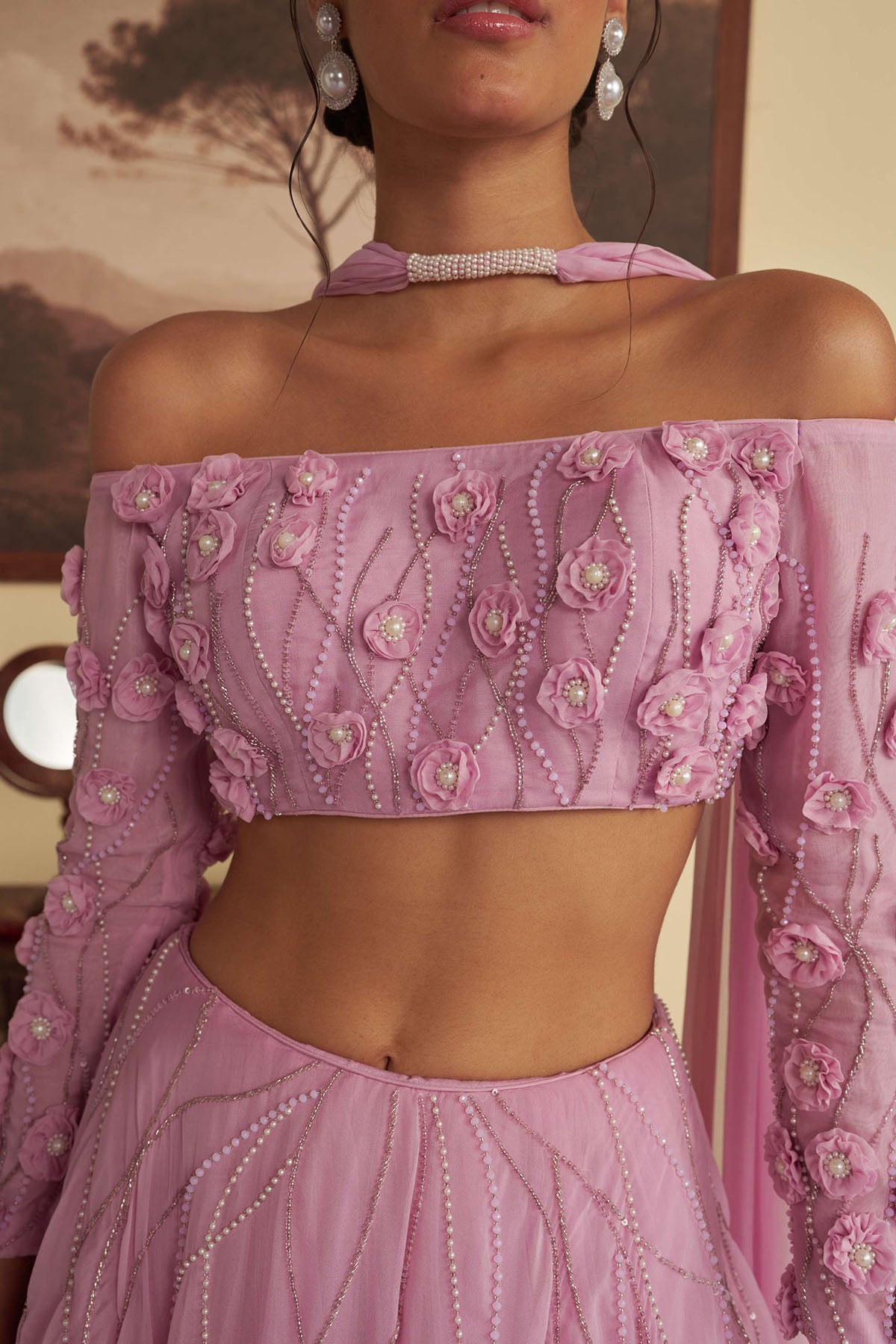 Ophelia fleur lehenga