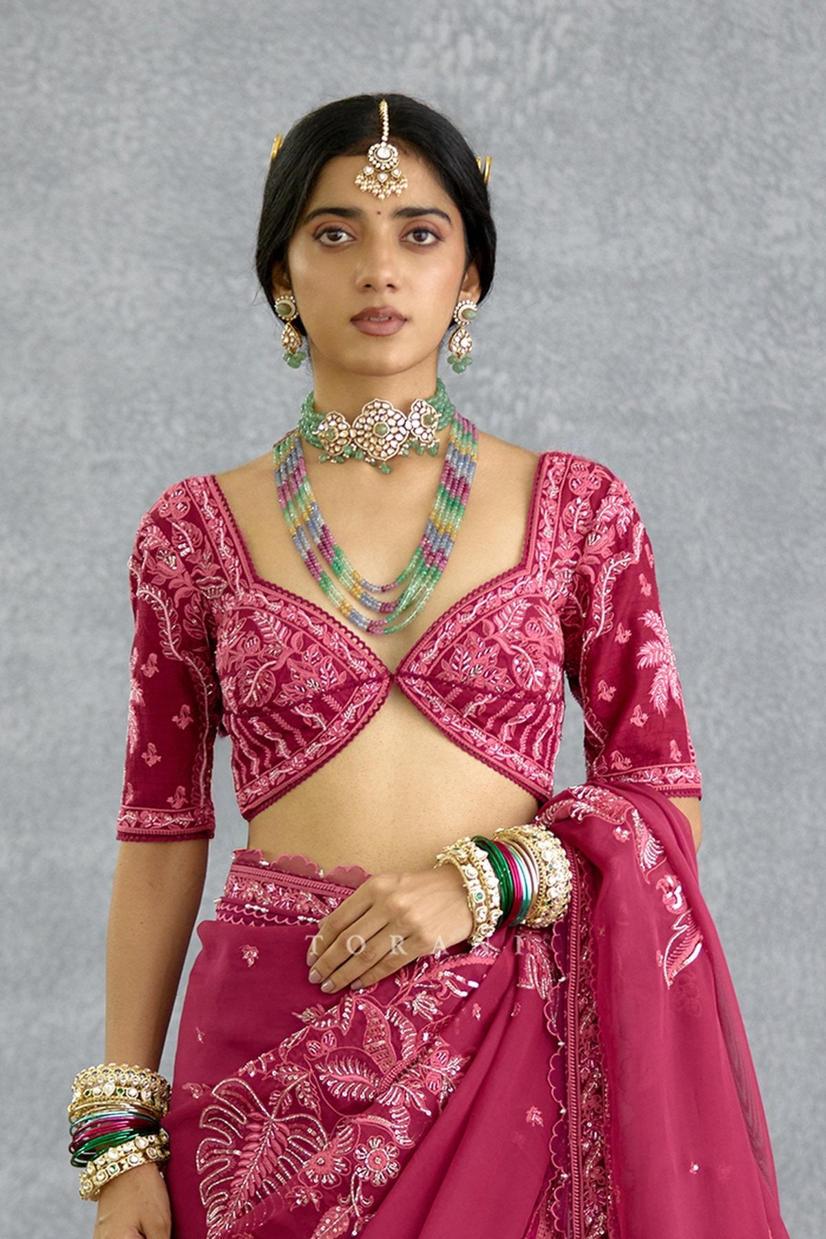 Padmaraga Pankhuri Blouse