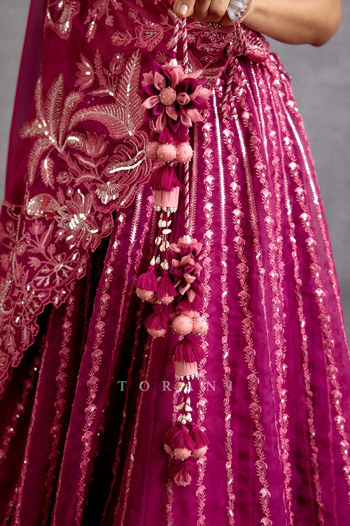 Padmaraga Wrija Lehenga Set