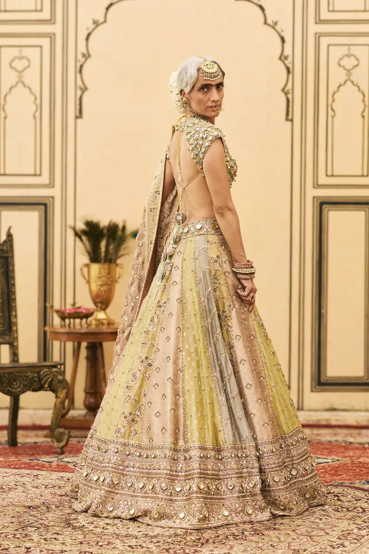 Pallavi Tissue Brocade Lehenga Set