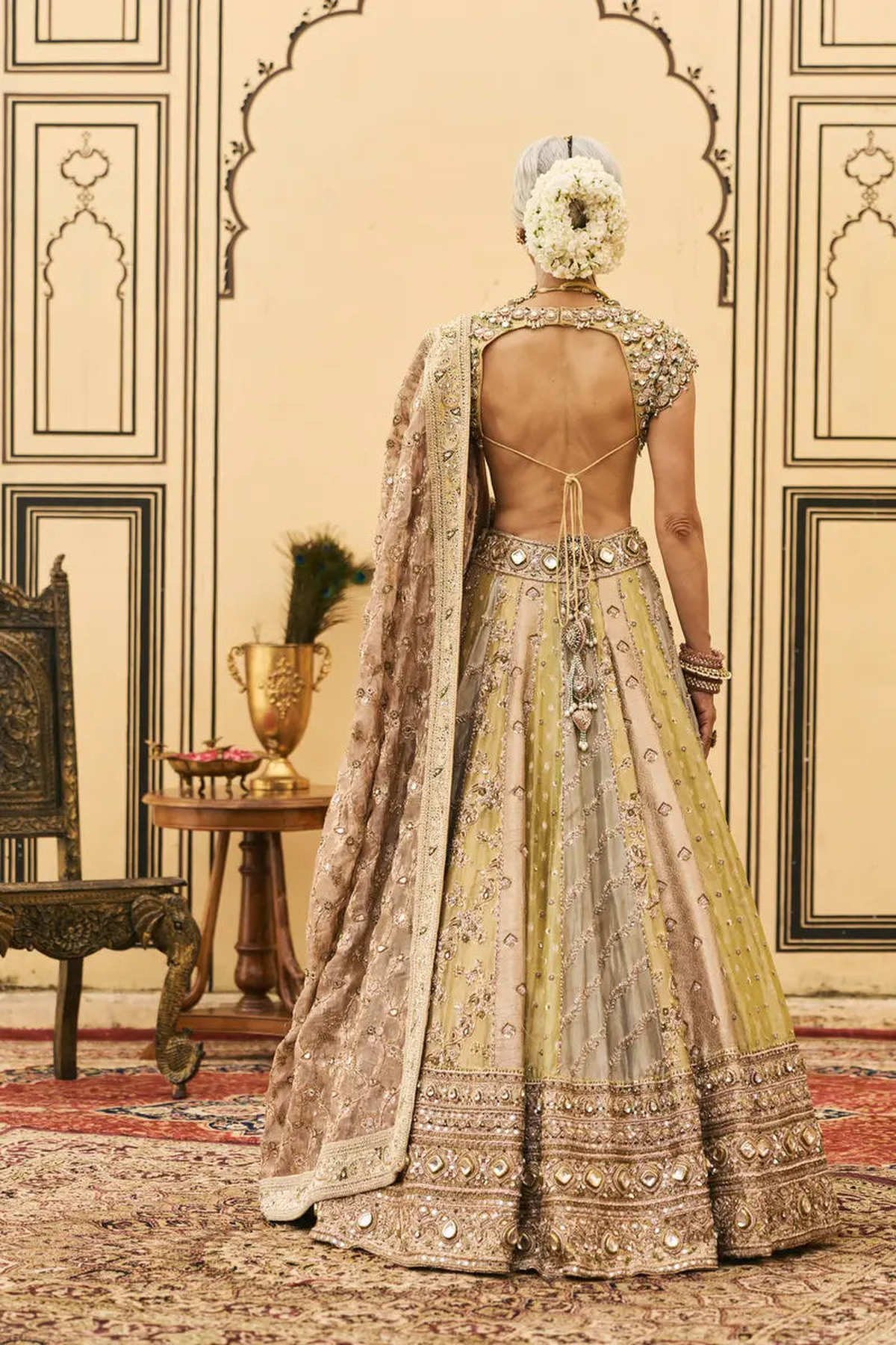 Pallavi Tissue Brocade Lehenga Set