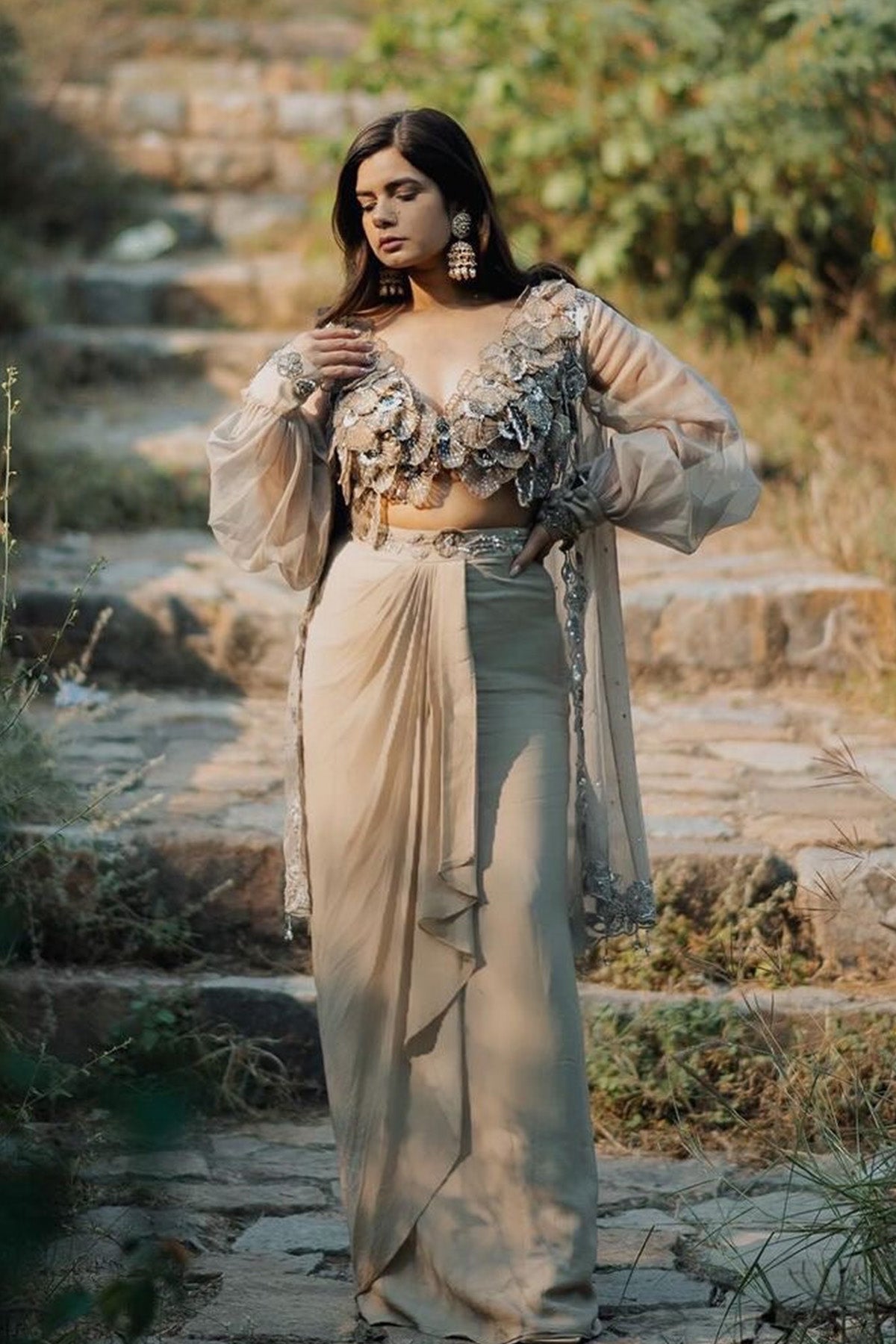 Pallavi Singh in Pansies Set