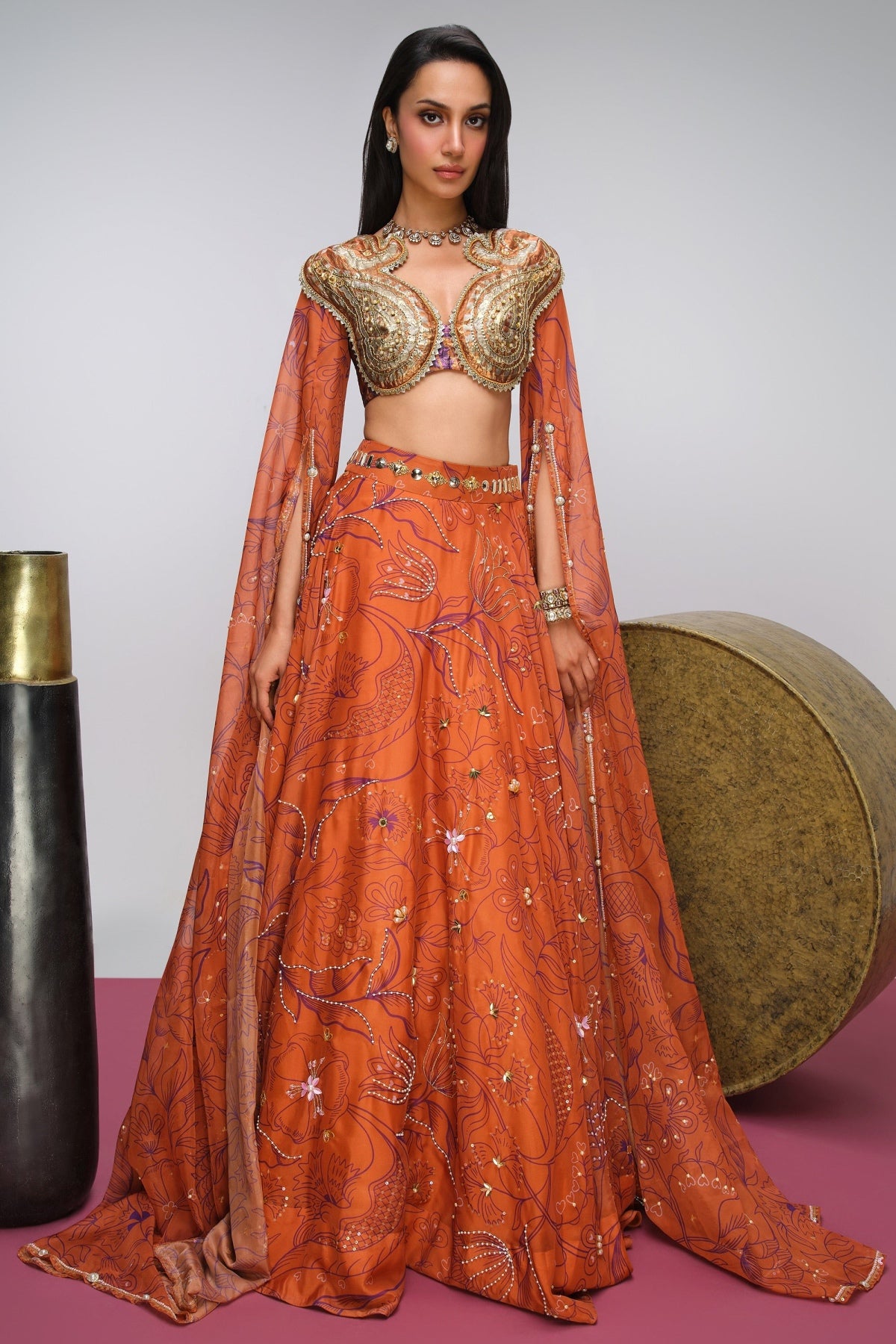 MAJESTIC DAWN - Full Lehenga Set