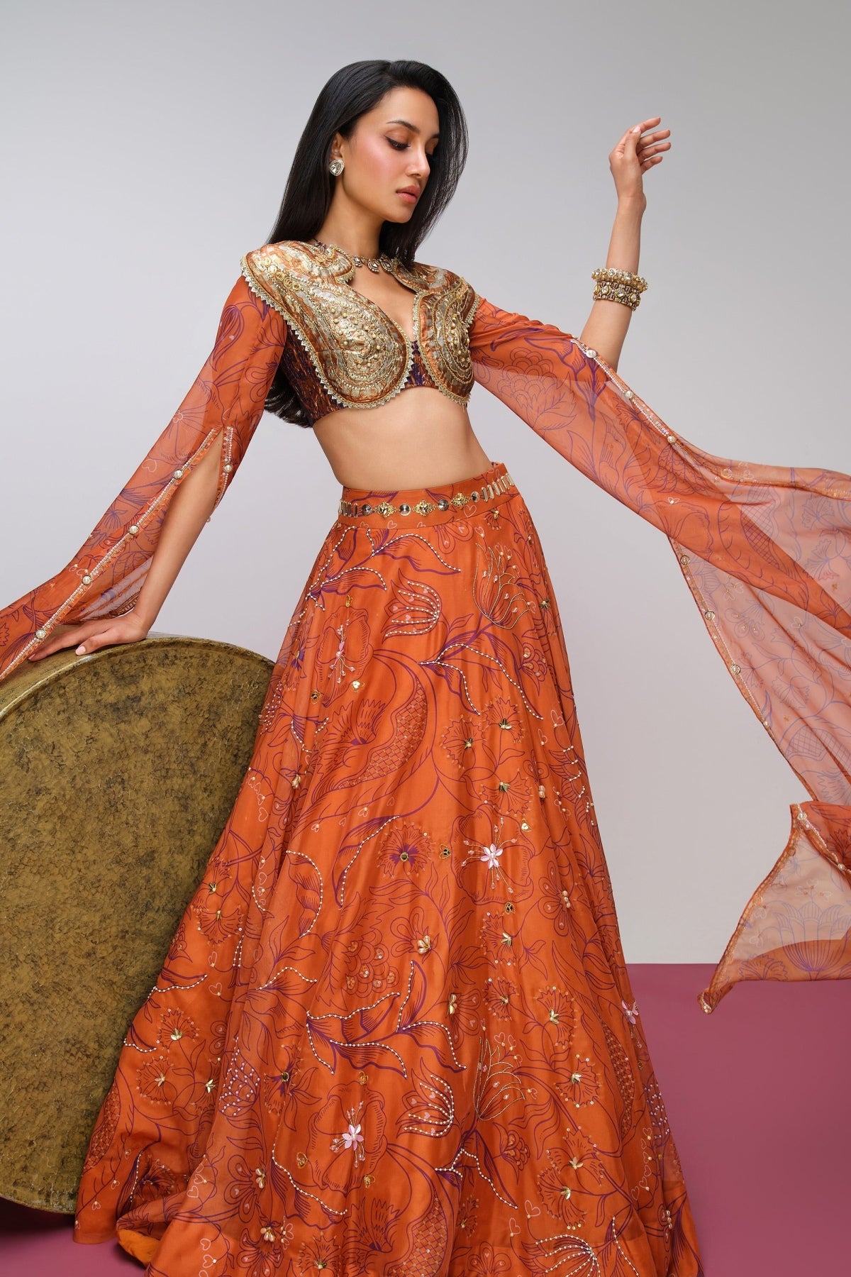 MAJESTIC DAWN - Full Lehenga Set