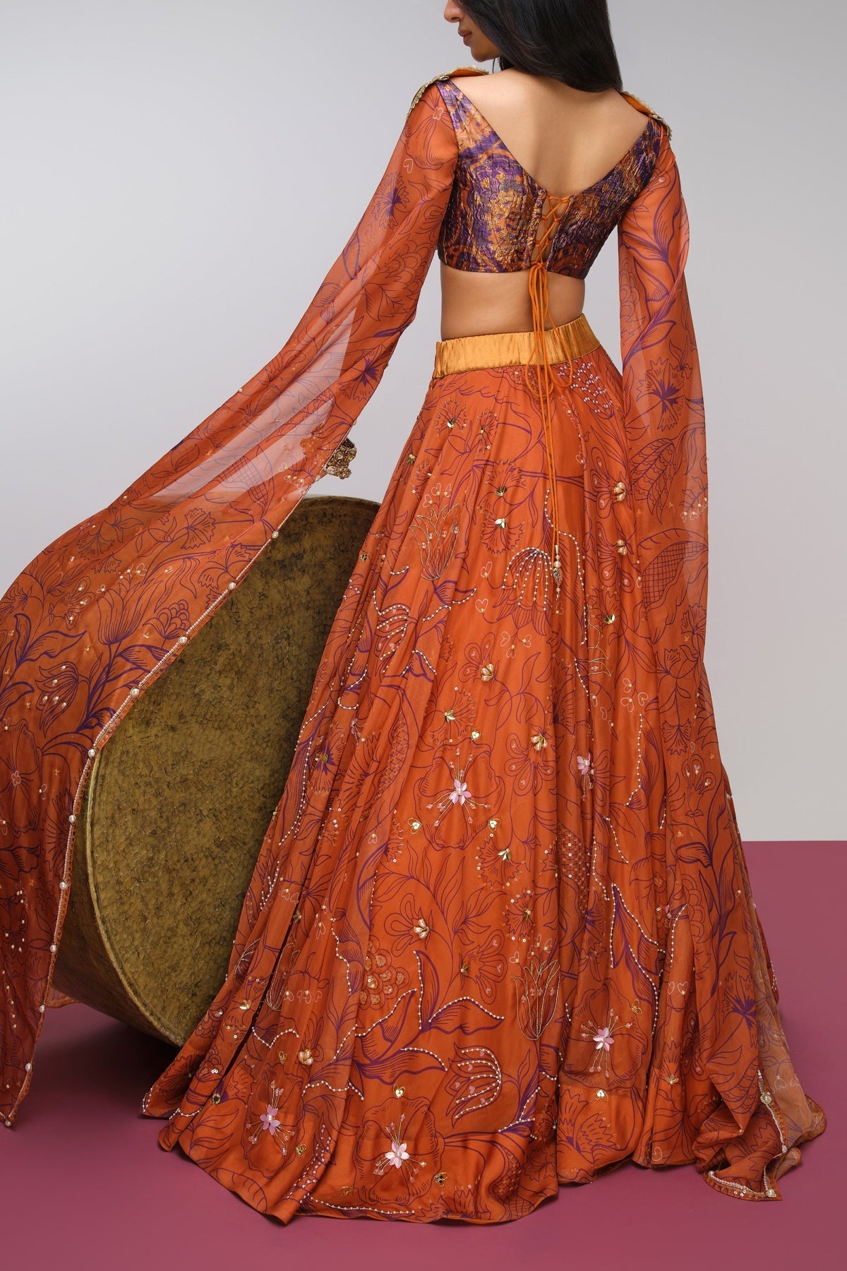 MAJESTIC DAWN - Full Lehenga Set