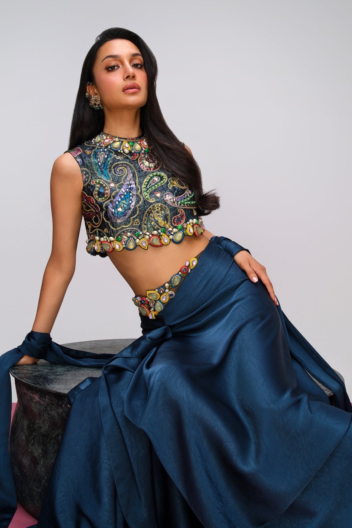 MIDNIGHT REGALIA - Skirt Set