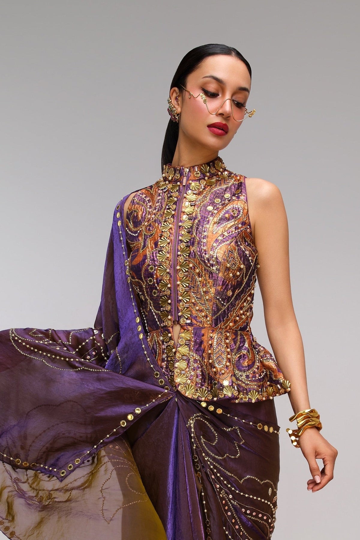 The Vintage Paisley - Peplum