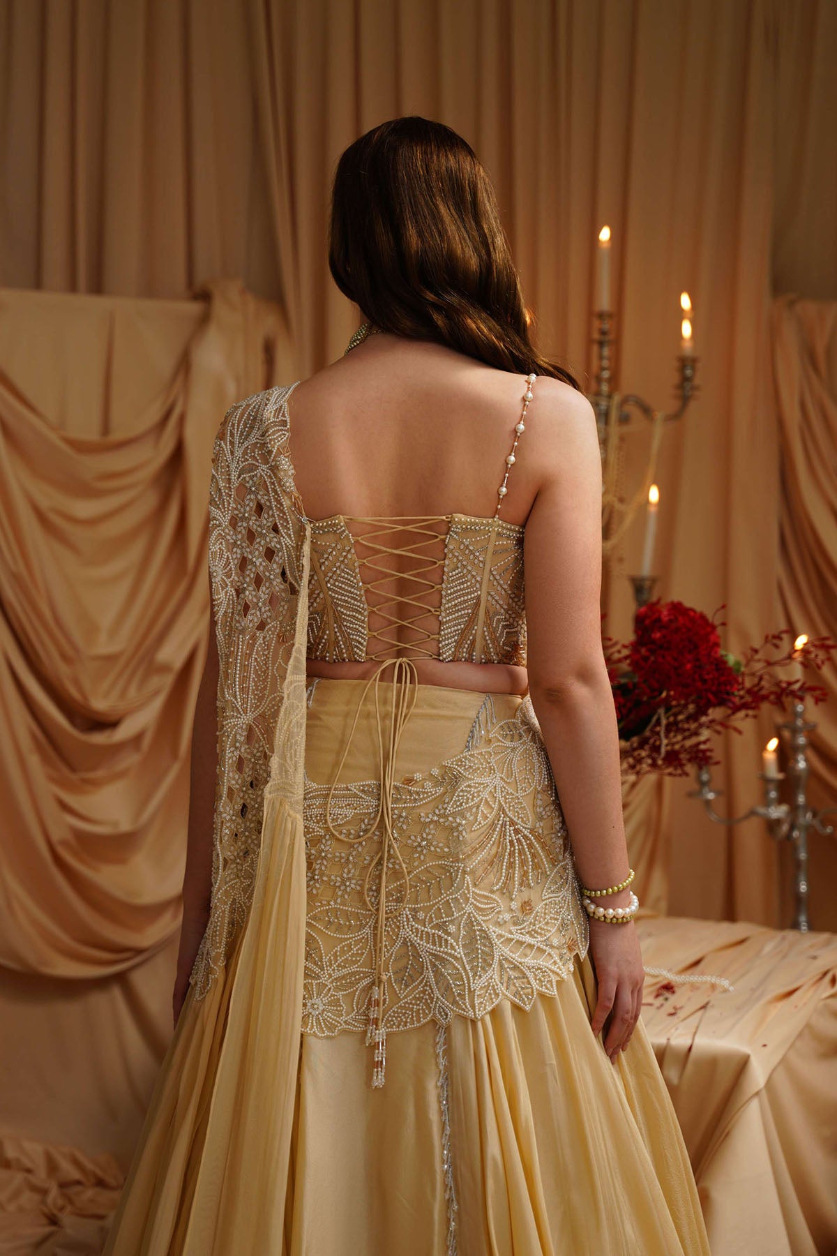 Phoebe Corset-lehenga set