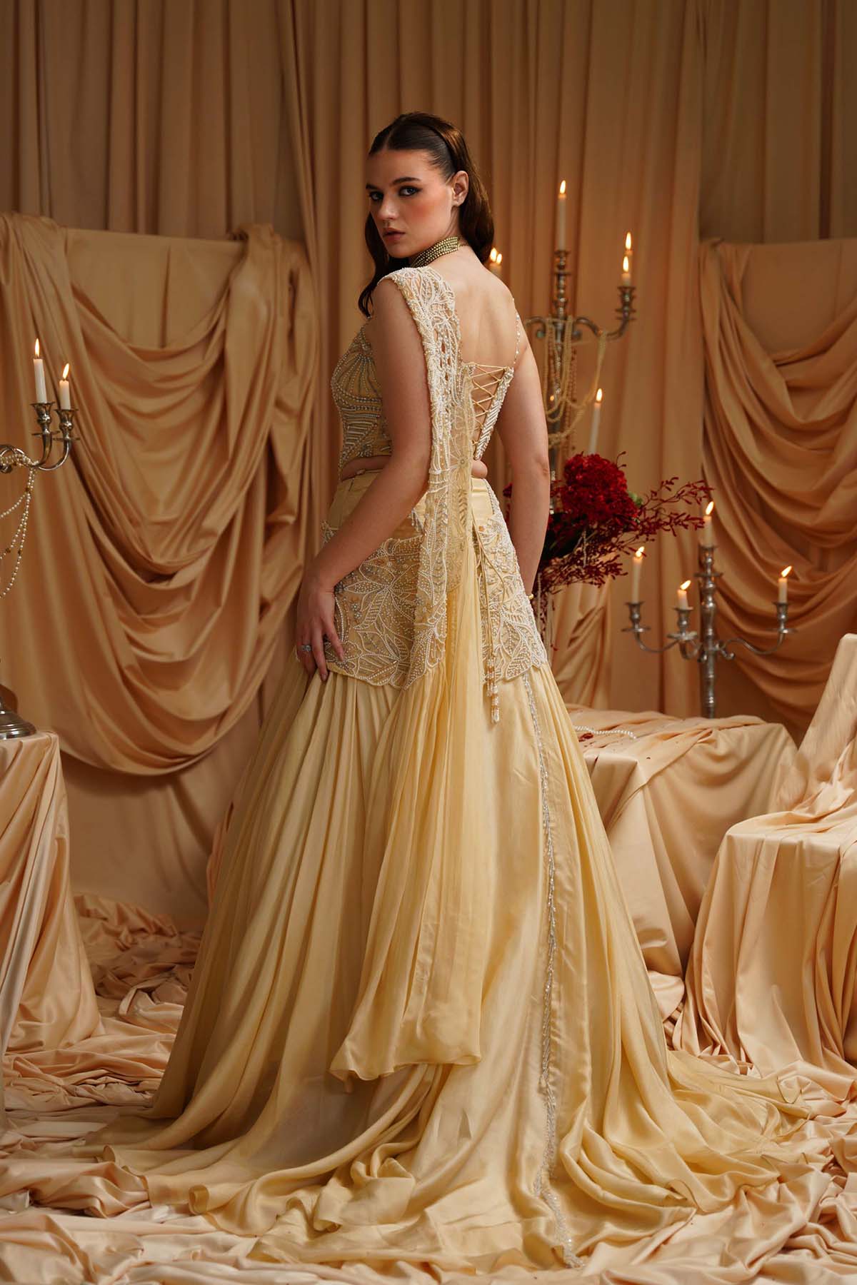 Phoebe Corset-lehenga set