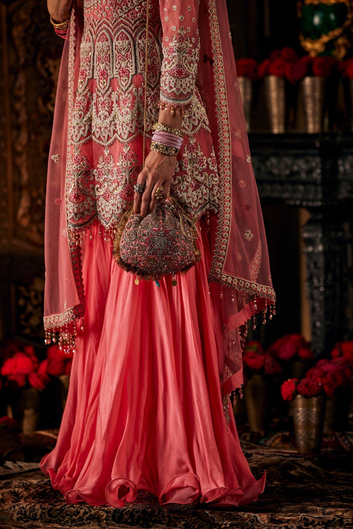 Pink Tulle Sharara