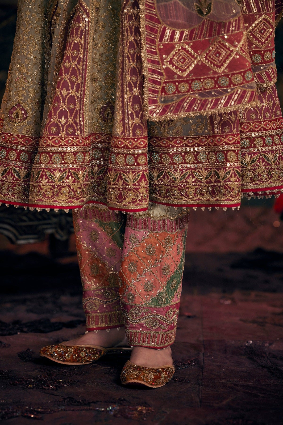Pistachio Green Kalidar Set