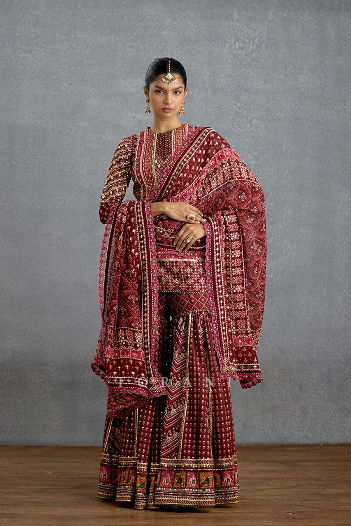 Zeenat Virasa Sharara Set