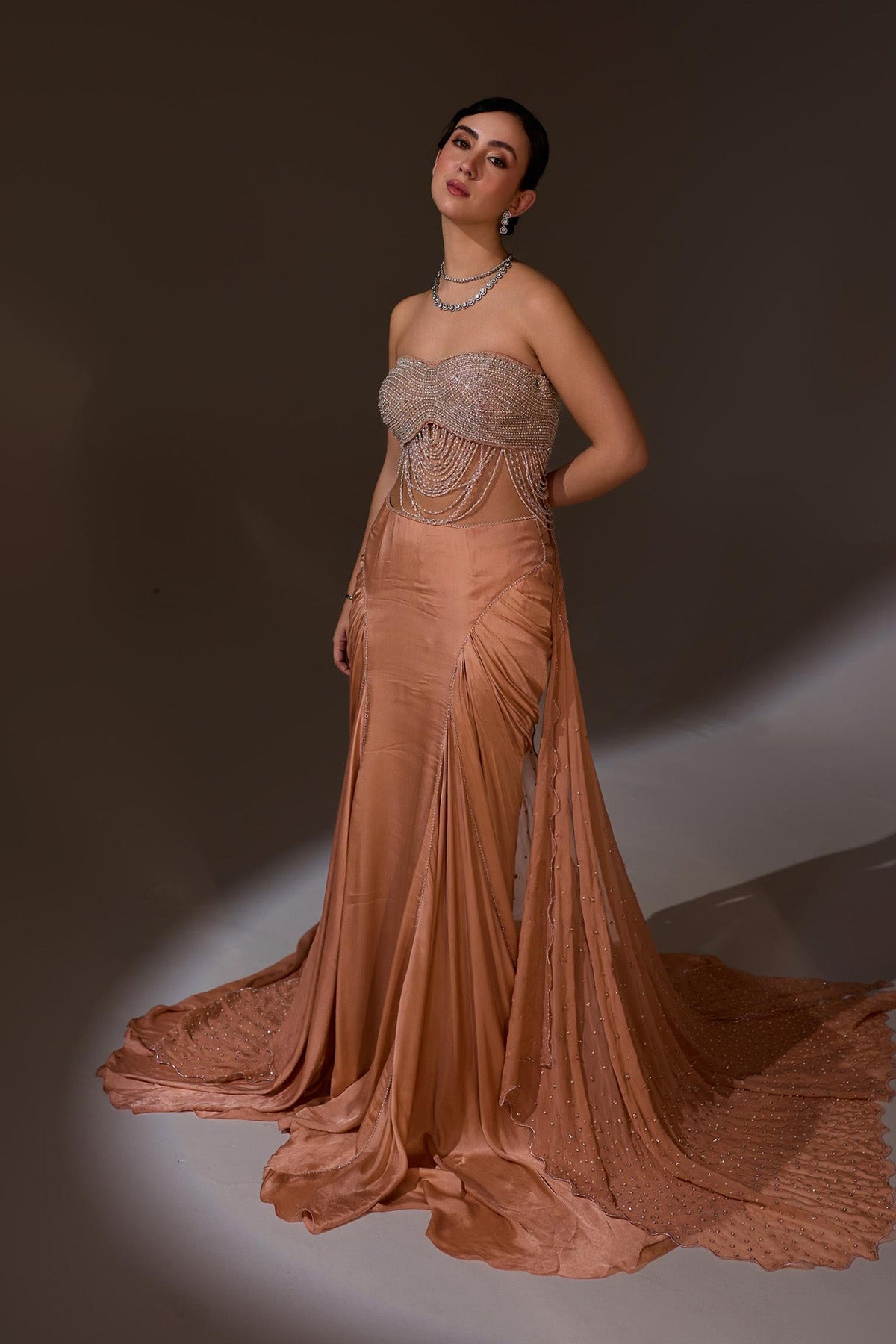 Qulara Drape Lahenga