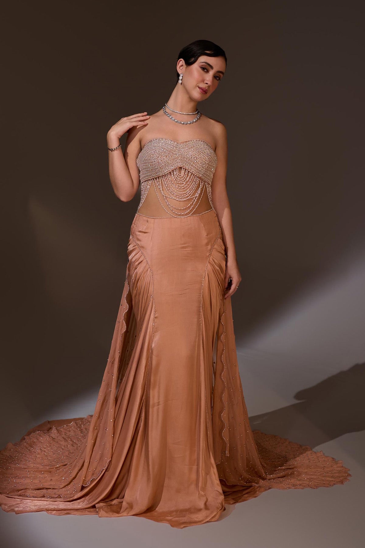 Qulara Drape Lahenga
