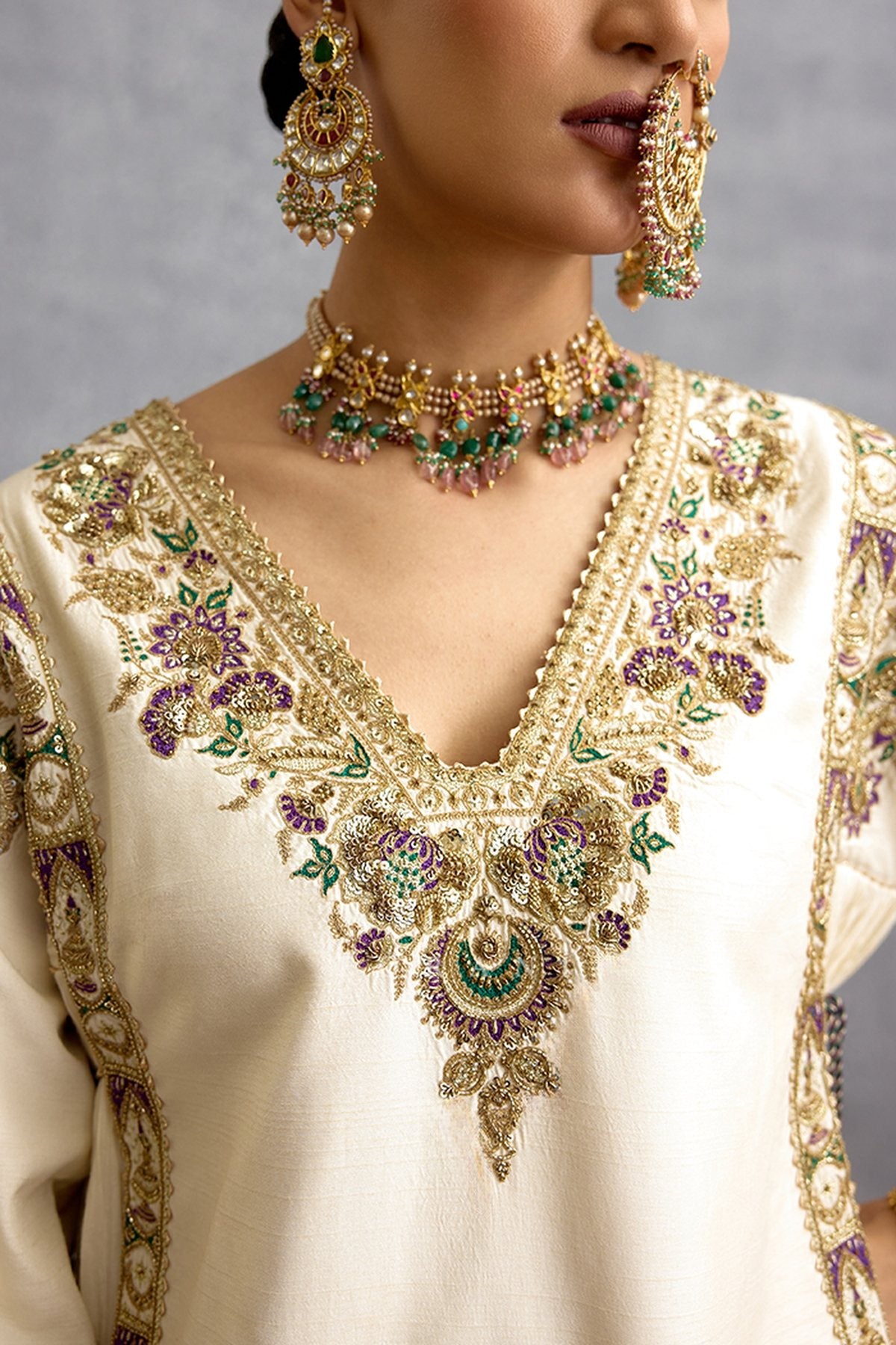 Rangini Sabeena Sharara Set