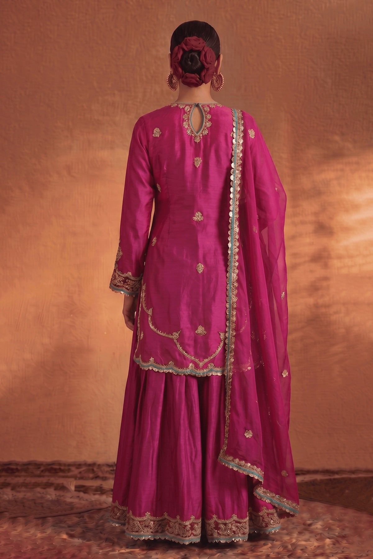 Rani Pink Sharara Set