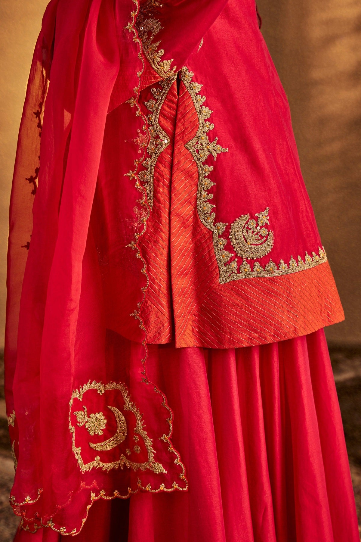 Deep Pink Sharara Set