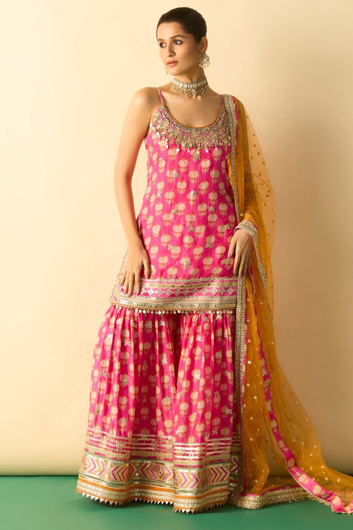 Ravina Strappy Sharara Set