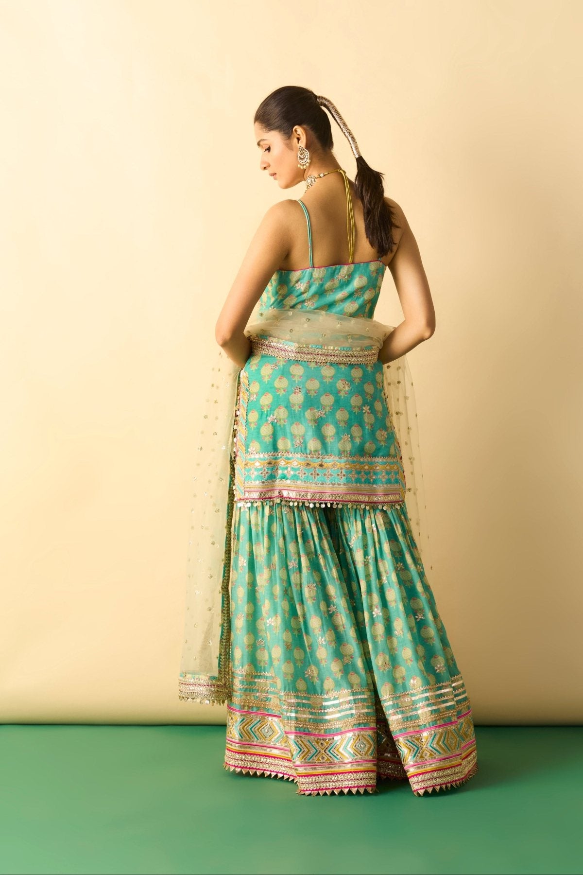 Ravina Strappy Sharara Set