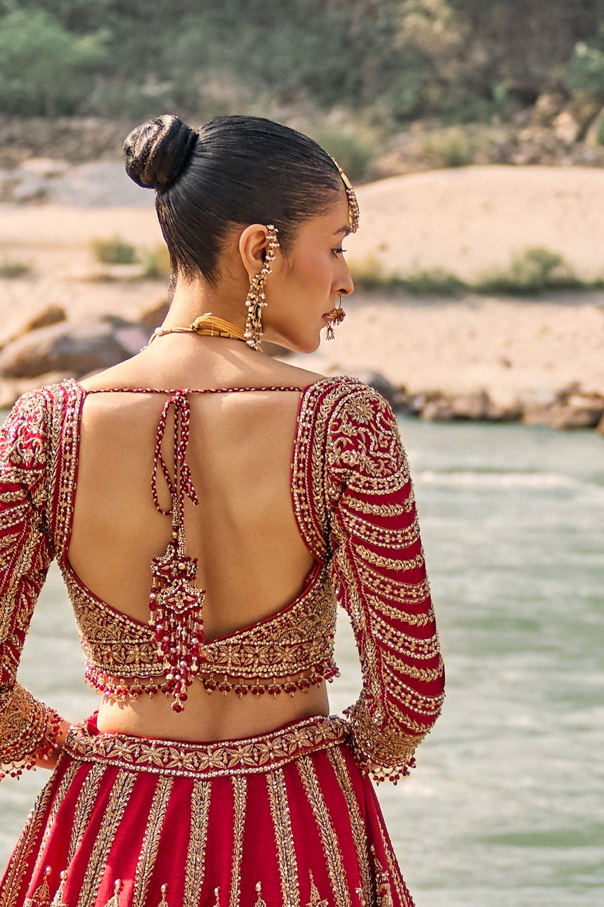 Regal Scarlet Lehenga