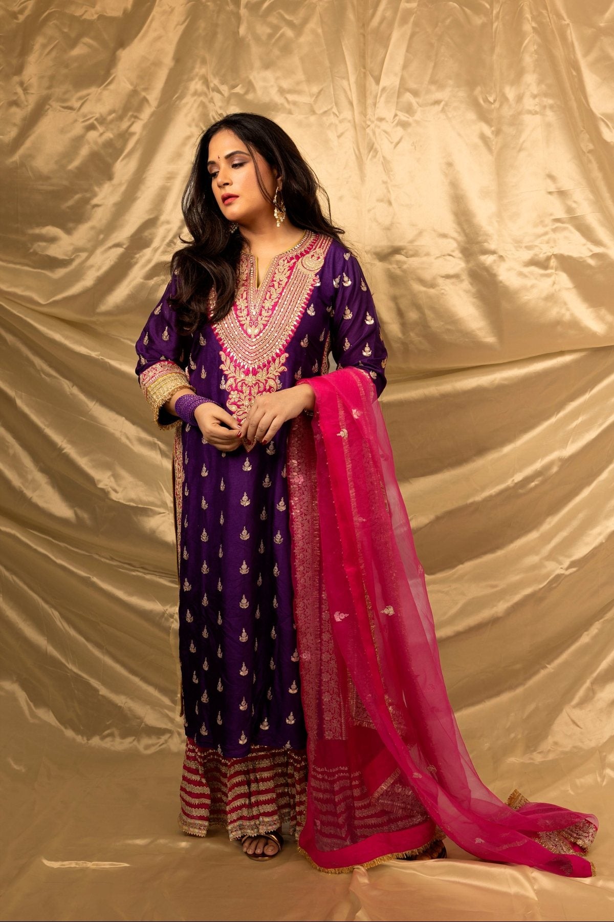 Richa Chadha in Fitoor Sharara Set