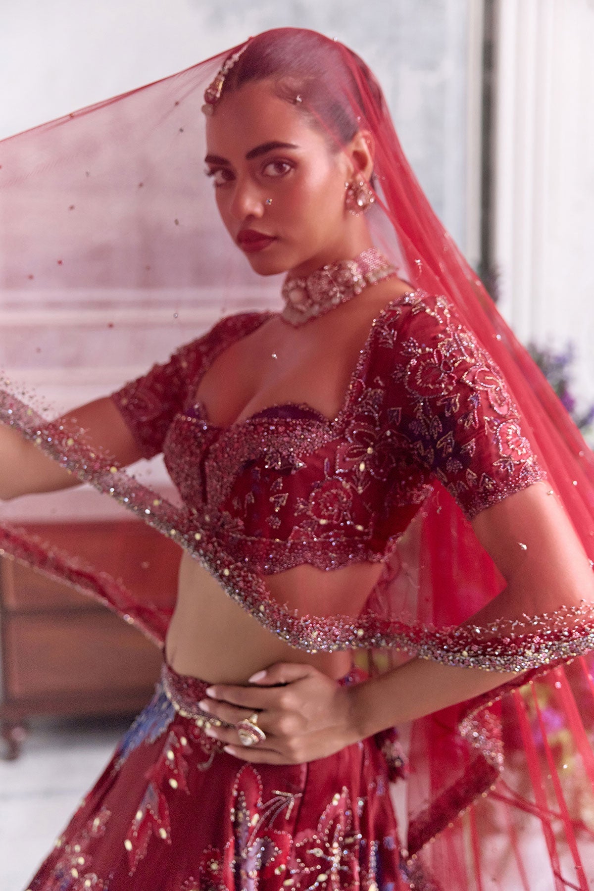 RIDAA WITH VEIL