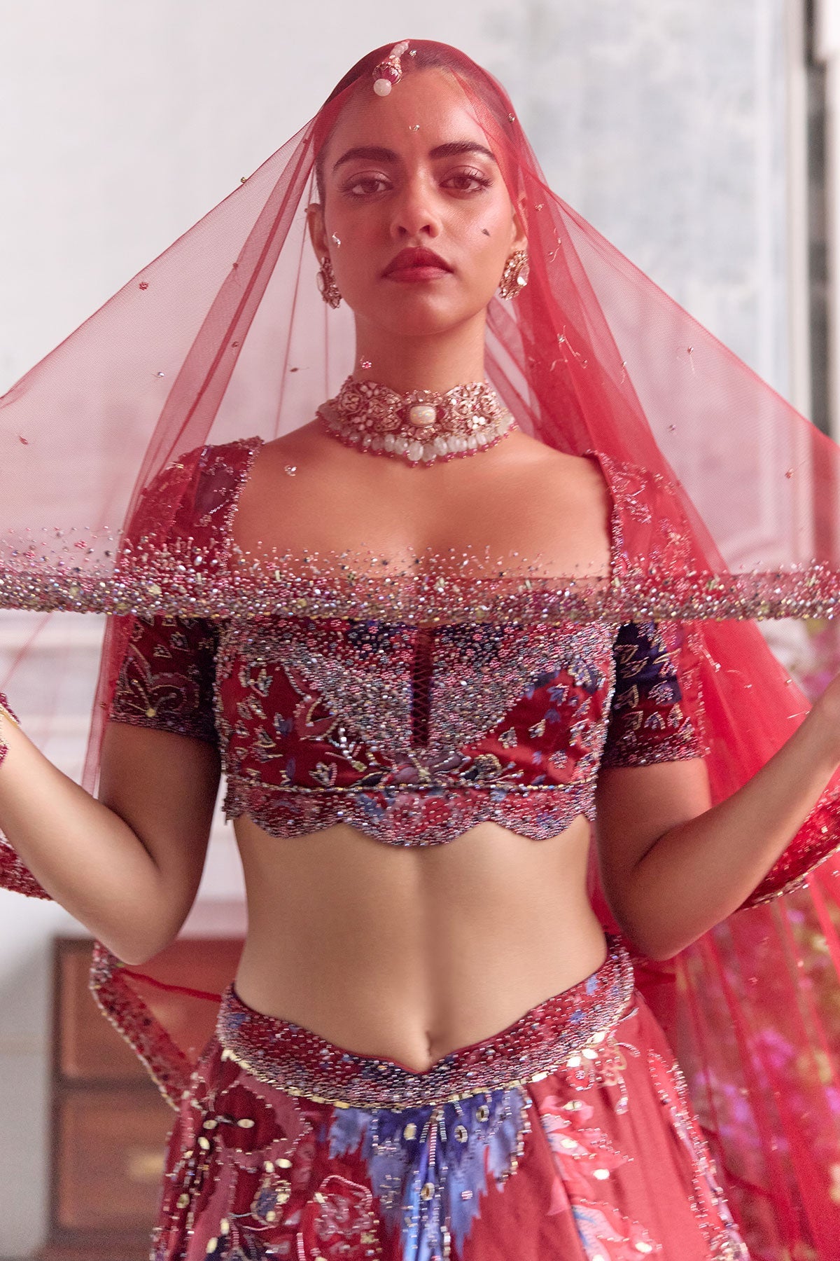 RIDAA WITH VEIL