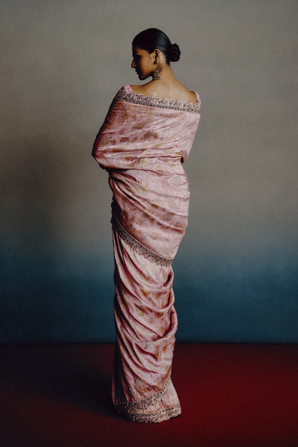 Rose Mist Saree