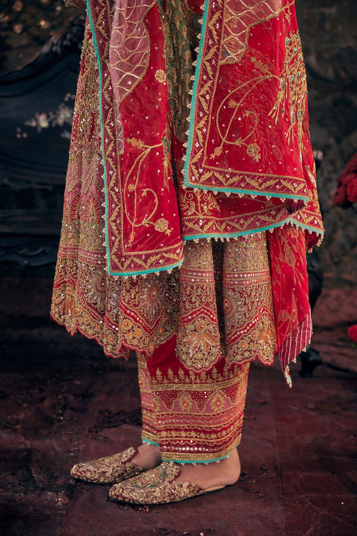 Ruby Red Kalidar Set