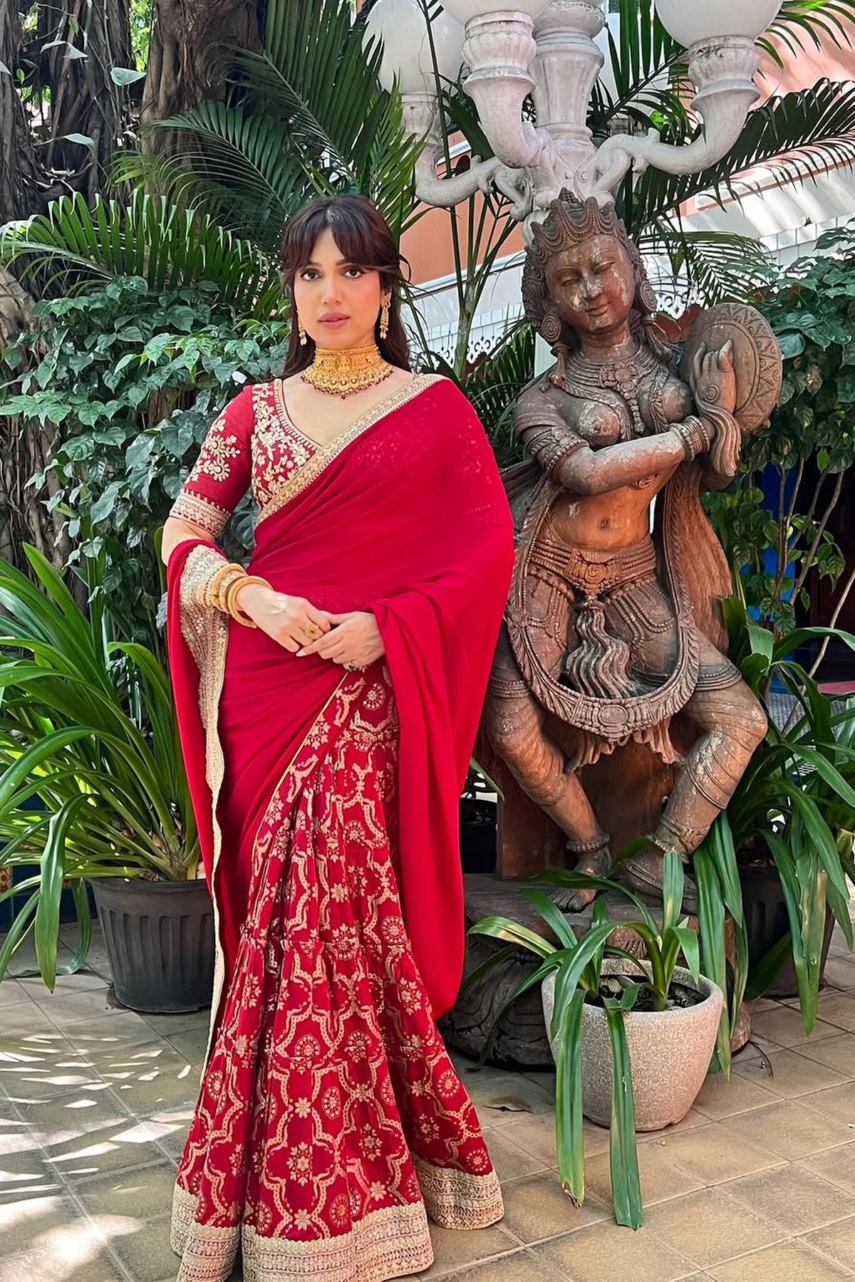 Ruqqayah Saree Set- Bhumi Pednekar