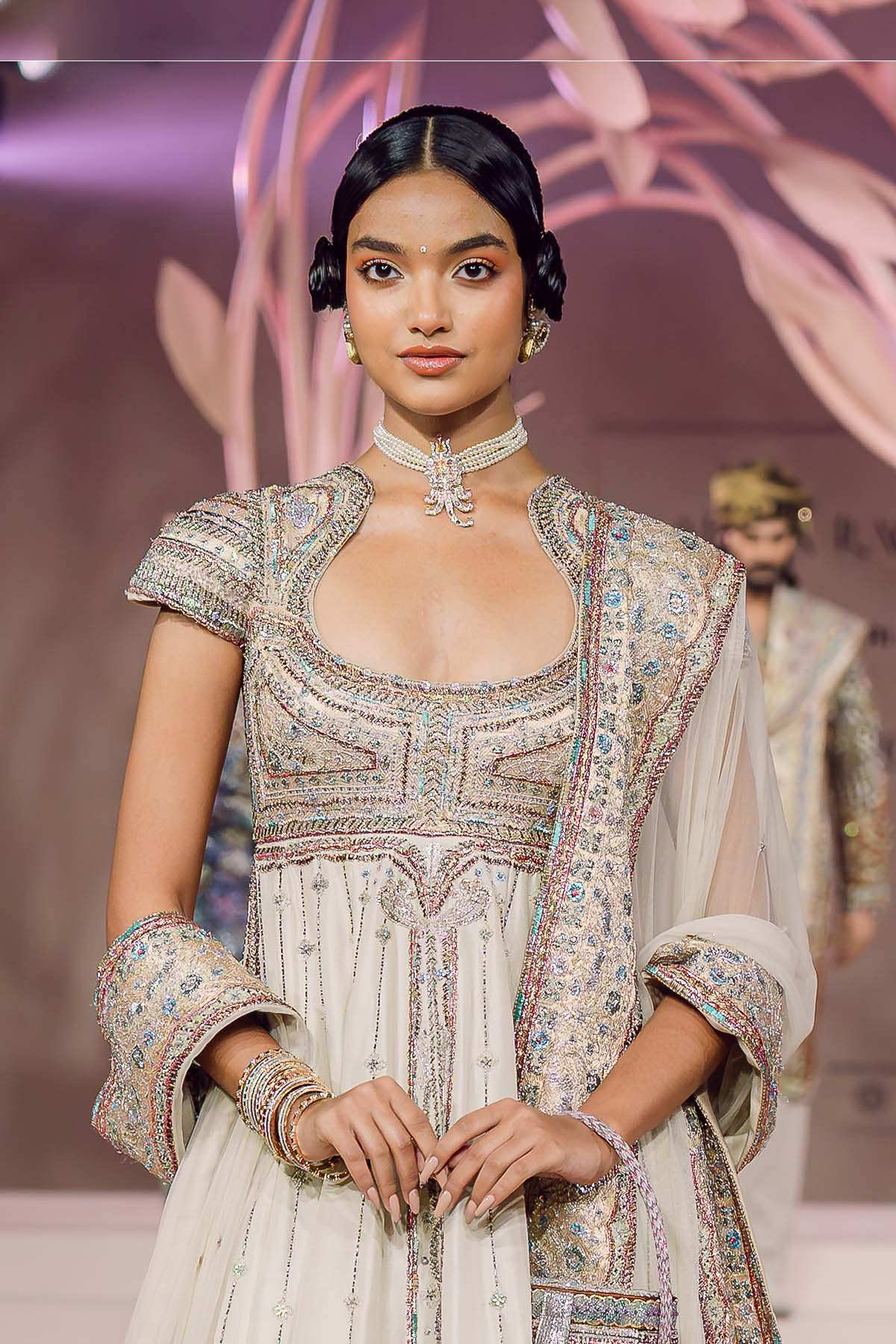 Ameeran - ivory dupion silk kurta