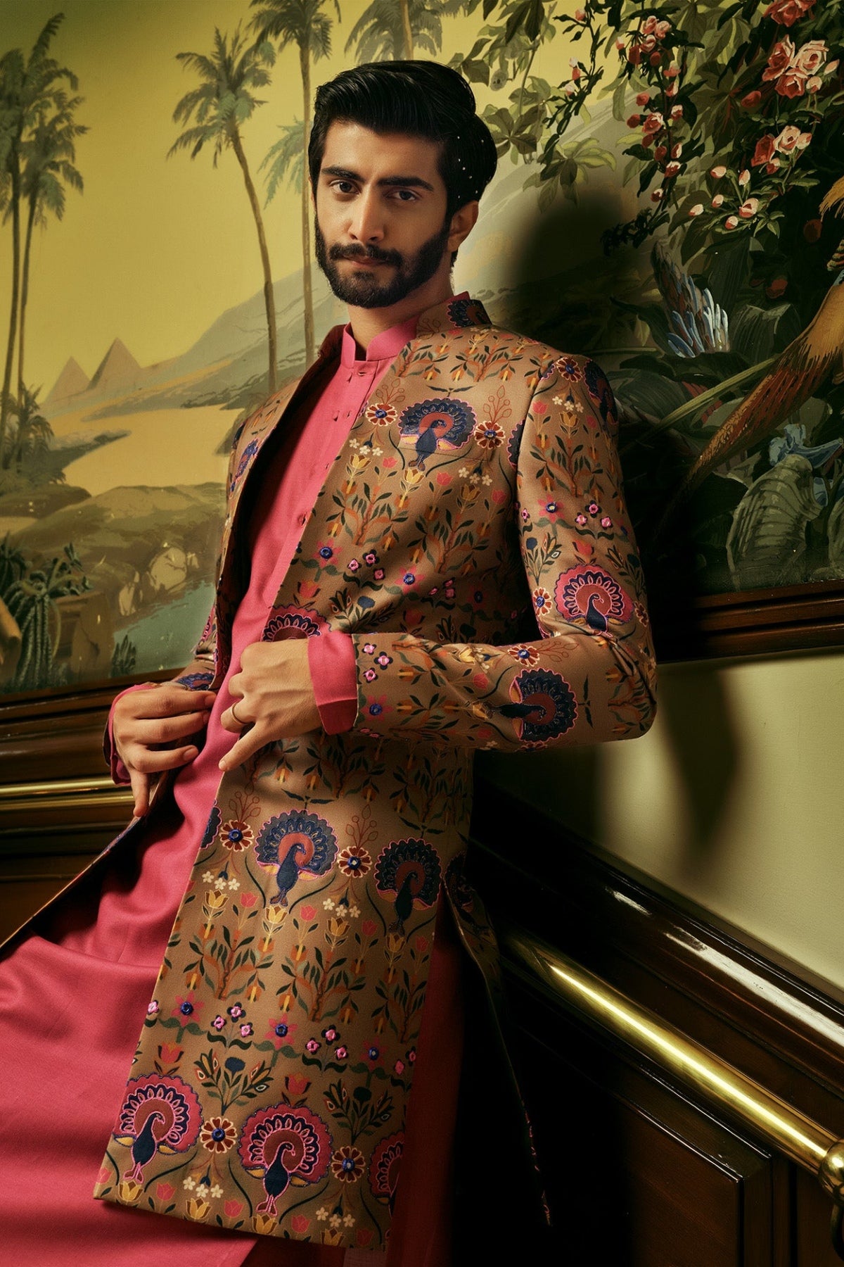 Shadin Kurta and Jacket Set