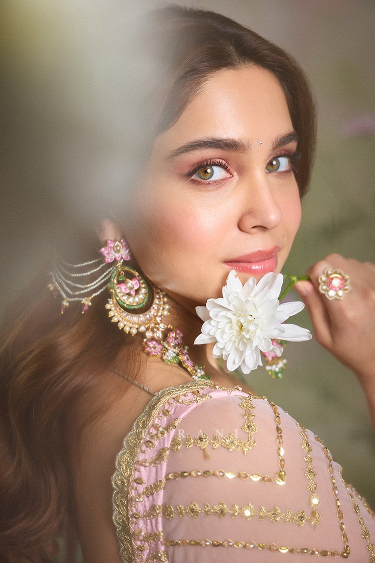 Sharvari Wagh in our Sheesh Gul Eira Pusta Lehenga Set