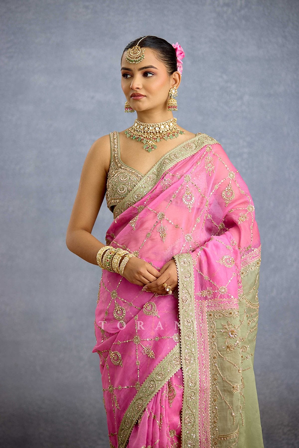 Sheesh Gul Malikaana Saree