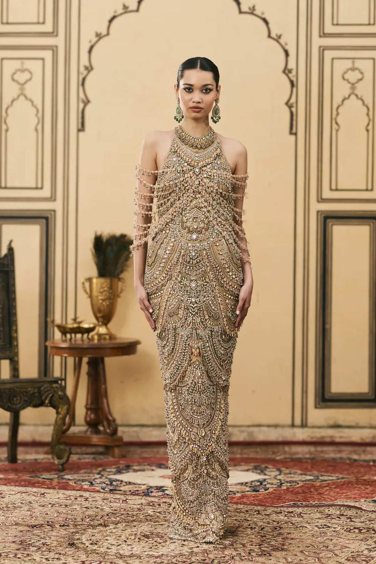 Sheeshmahal Jadau Gown