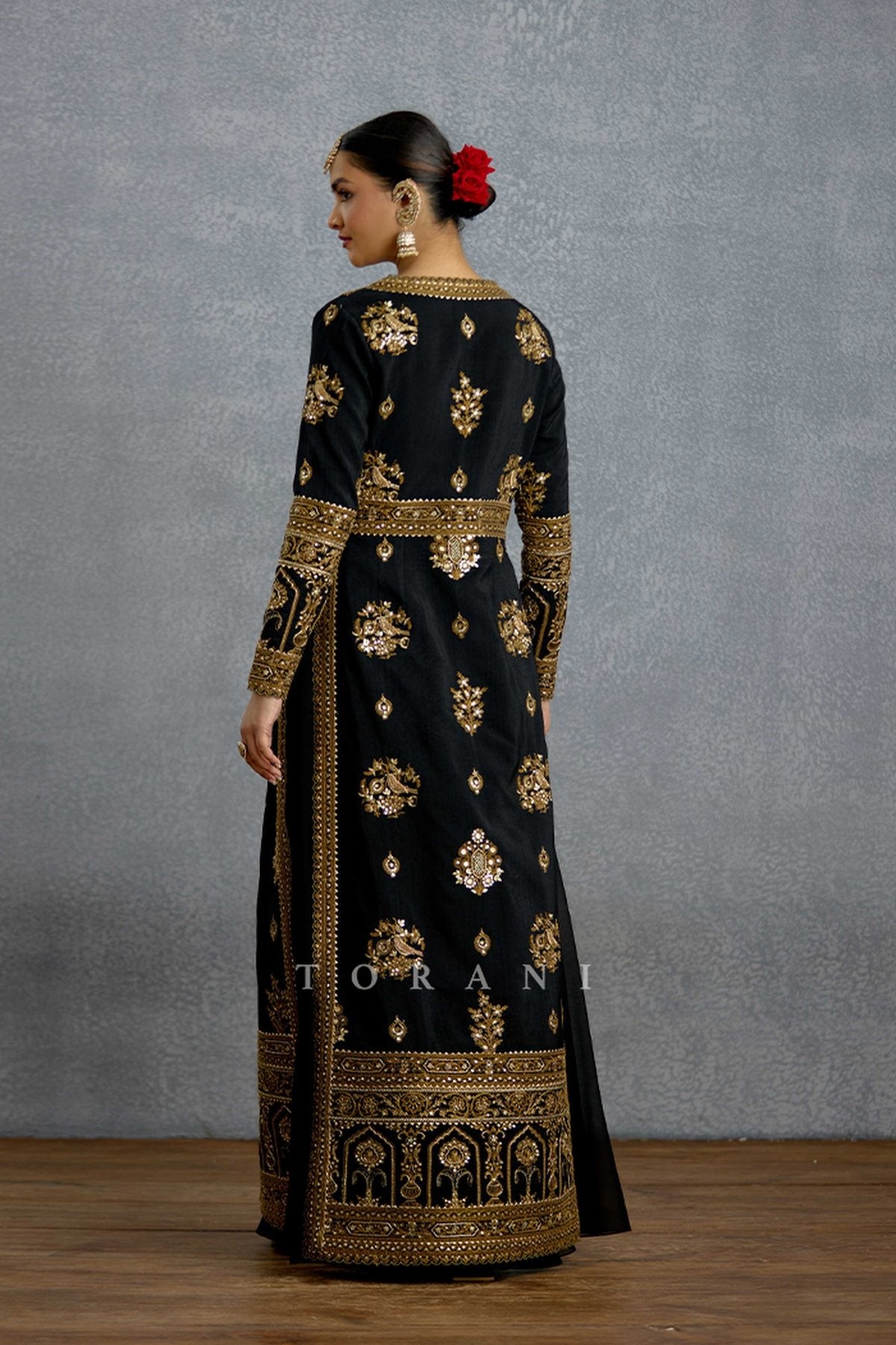 Siyahi Malika Jacket Set