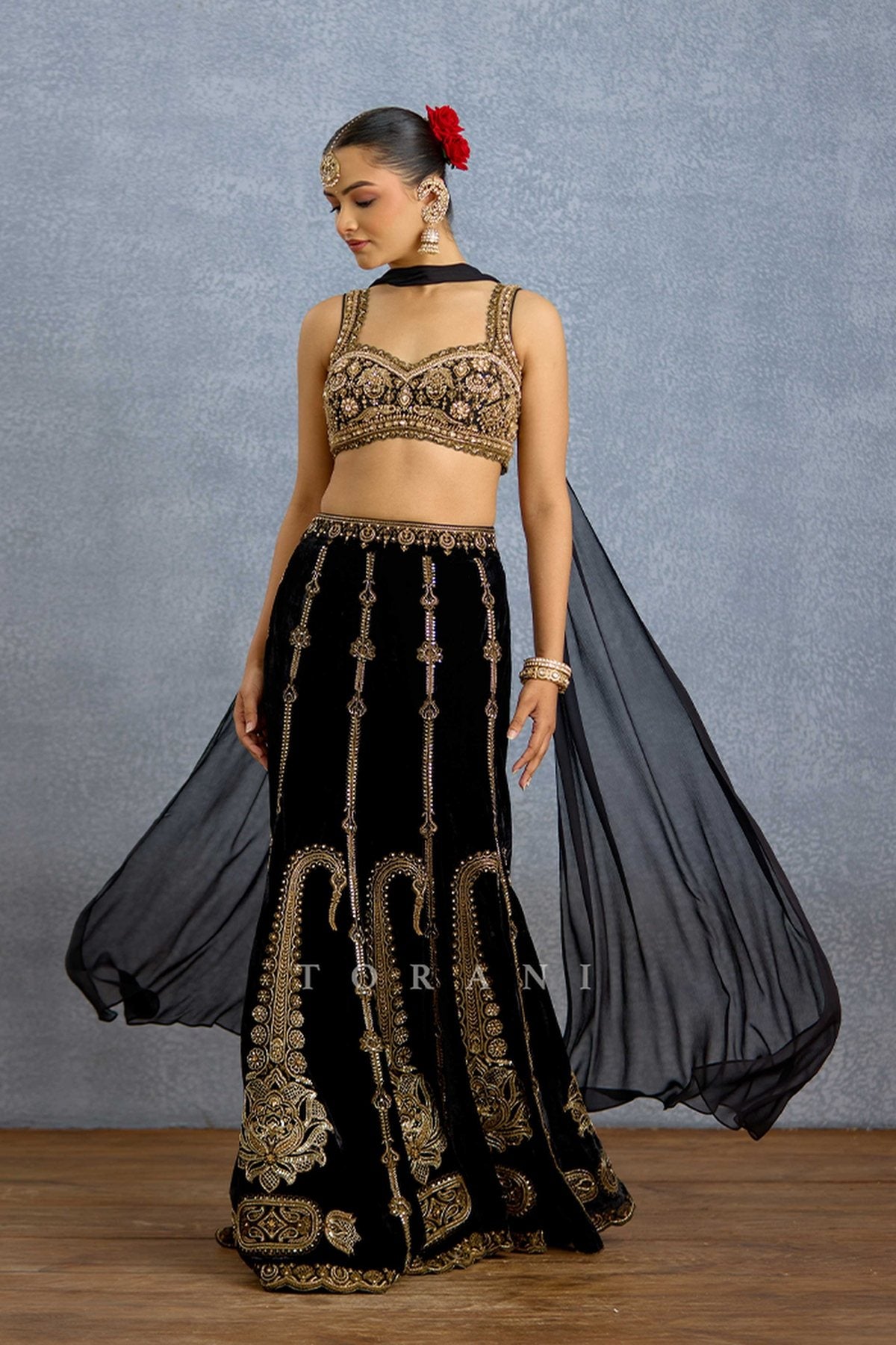 Siyahi Vanya Lehenga Set