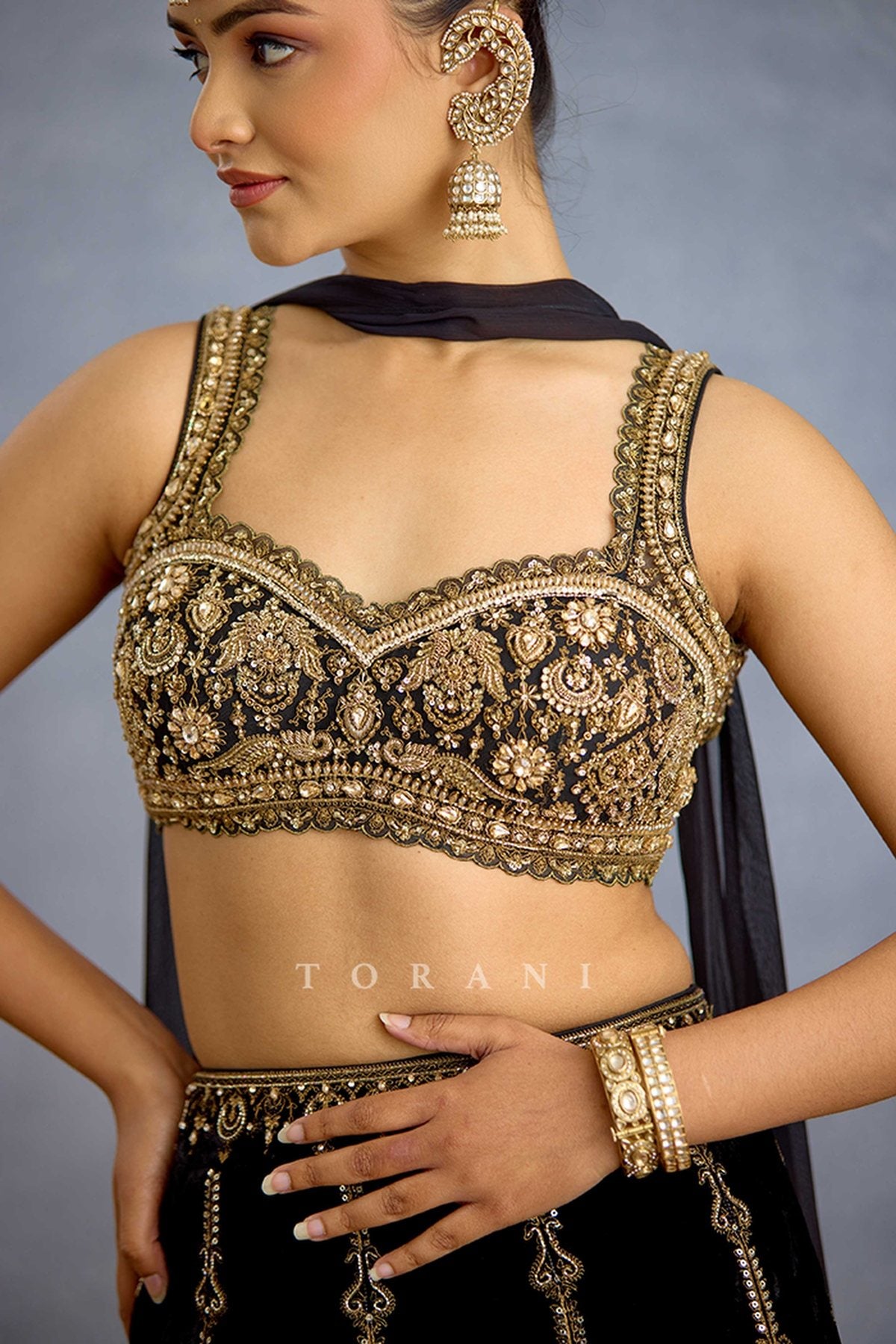 Siyahi Vanya Lehenga Set