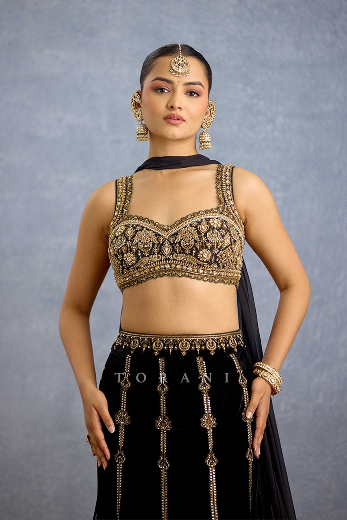 Siyahi Vanya Lehenga Set